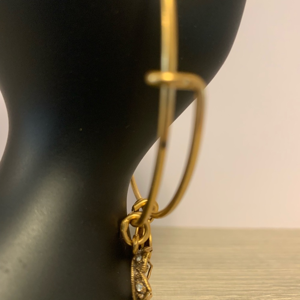 Alex & Ani "Queens Crown" Bangle Bracelet In Rafaelian Gold - Picture 7 of 10